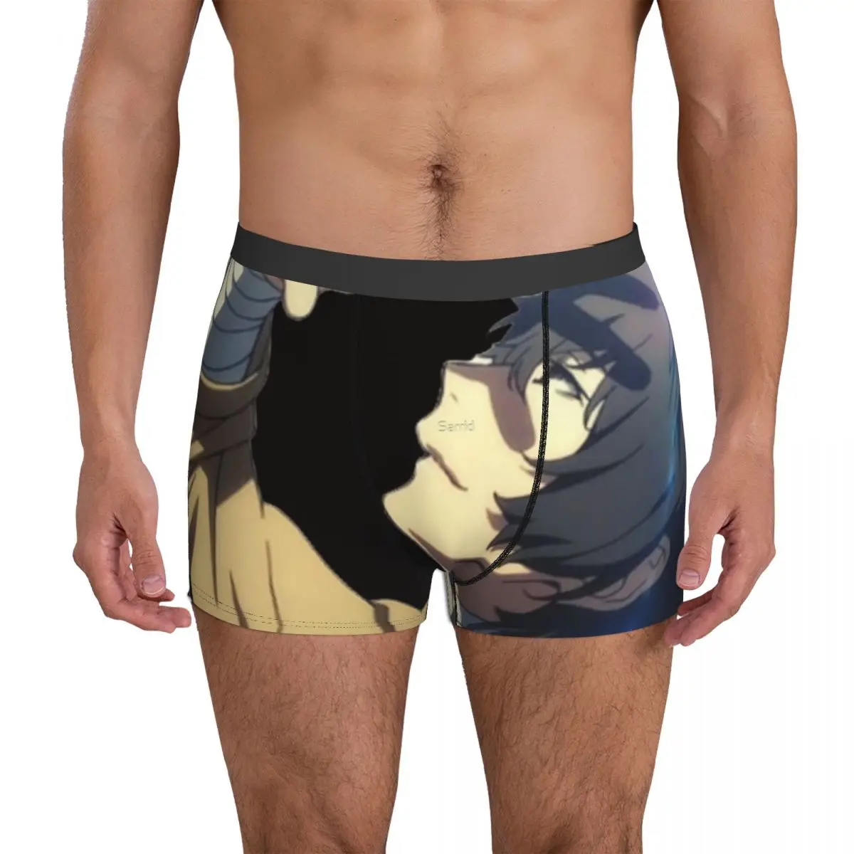 

Dazai Osamu Underwear bungou stray dogs bsd husbando Design Trunk Hot Men Underpants Comfortable Shorts Briefs Gift