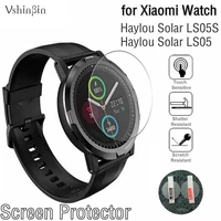 3pcs screen protector for xiaomi haylou solar rt ls05s round smart watch tempered glass protective film for haylou ls05