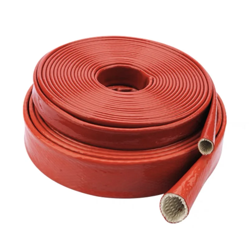 

Высокотемпературная трубка из стекловолокна, покрытая силиконовой смолой, стекловолокно, огнестойкий корпус, плетеный огнестойкий рукав