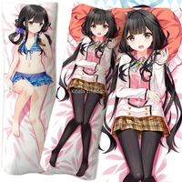 50x180cm the art of masamune kuns revenge anime dakimakura soft hugging body pillow case double side printed otaku pillowcase