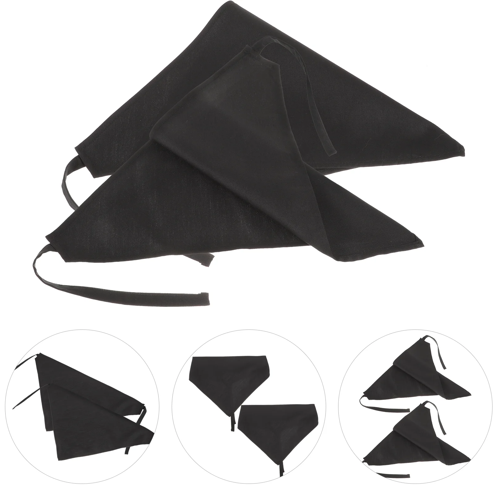 

2 Pcs Hair Bandanas Pastry Chef Hats Flat Chef Hat Baking Hat Kitchen Cooking Caps Hat Cooking Caps