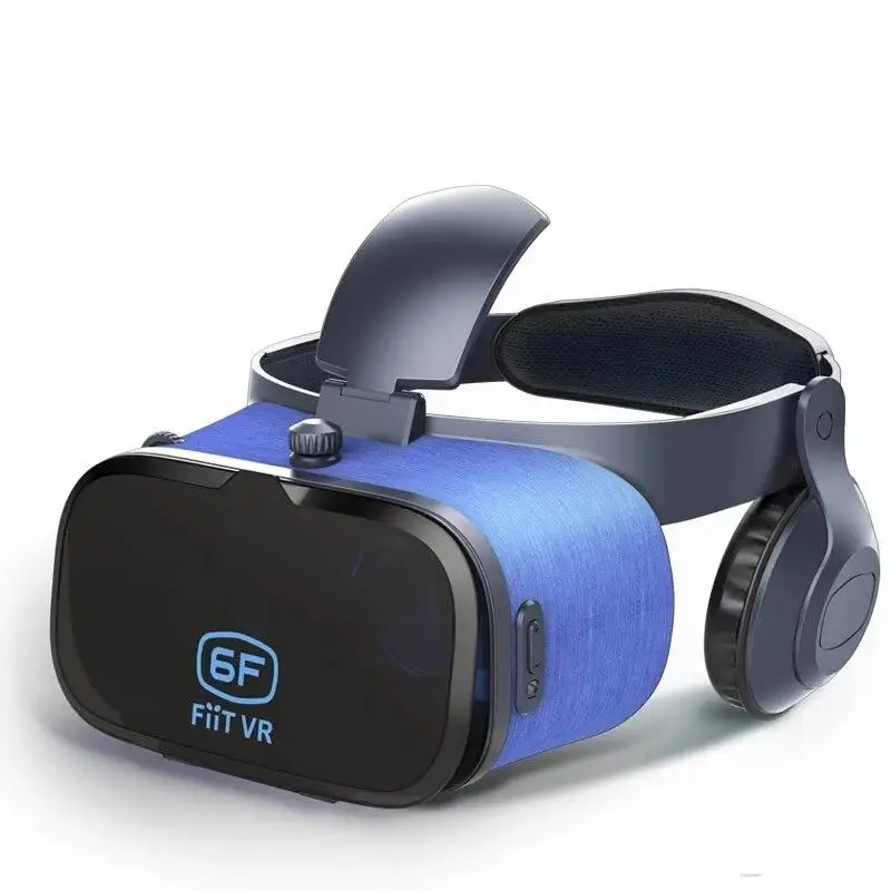 

3d-очки виртуальной реальности FIIT VR 6F, картонные очки виртуальной реальности с стереогарнитурой для смартфонов iOS, Android, с поддержкой телефон...