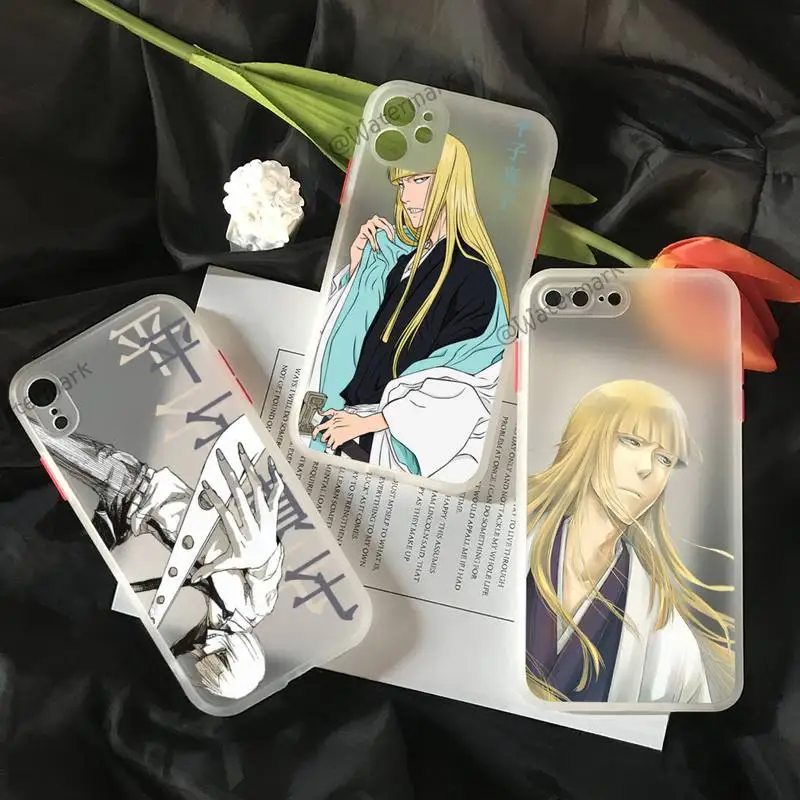

Shinji Hirako Bleach Japanese Anime Phone Case For IPhone 12 11 Pro Max Xs Xr X 8 7 Plus White Matter Translucent Cover Funda