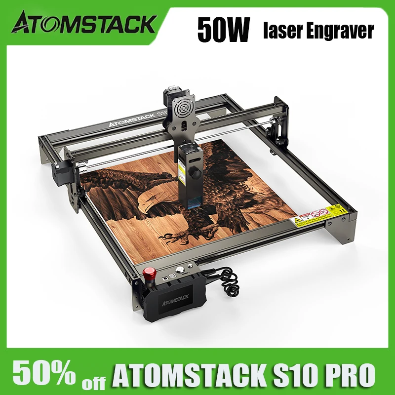 

ATOMSTACK S10/X7 Pro Laser Engraver 10W Powerful Cnc Desktop DIY Laser Engraver Machine for Engraving Cutting Sculpfun S10 Pro