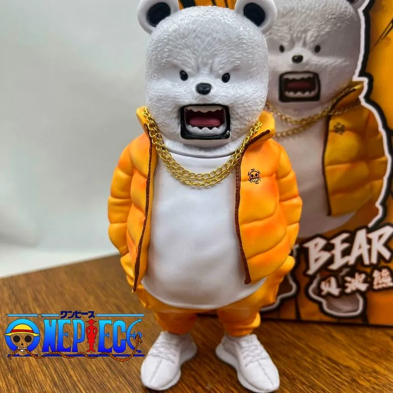 

One Piece 15cm Bepo Anime Figure White Bear Figures Kawaii Cute Action Figurine Pvc Statue Model Decoration Ornament Toys Gift