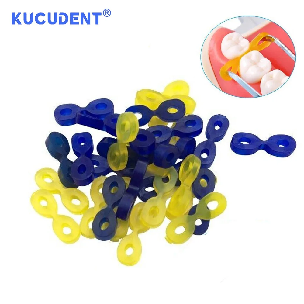 KUCUDENT 60 шт. стоматологический межзубный клин сепаратор зубов эластичные
