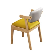 bedroom wooden tourist kitchen chair design leisure designer lounge chair relaxing foldable makeup wedding banqueta bar chair