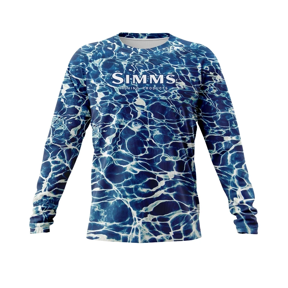 2022 Men's Fishing Camouflage Long Sleeve Upf Shirts UV Protection Fly Fishing Shirt Camisa De Pesca Com Proteção Uv Clothing