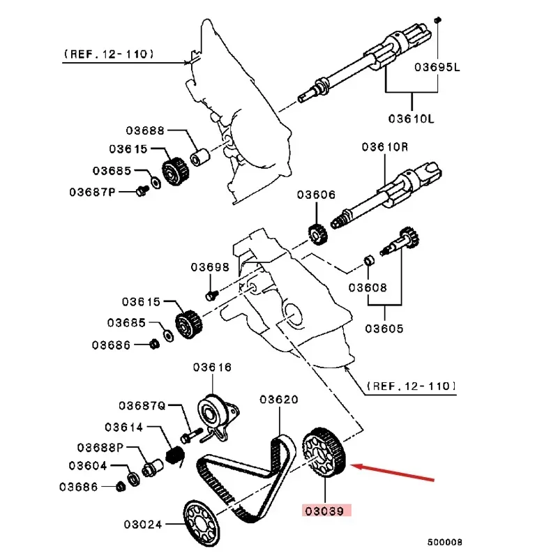 Автомобильные аксессуары приводная звездочка балансира коленчатого вала для