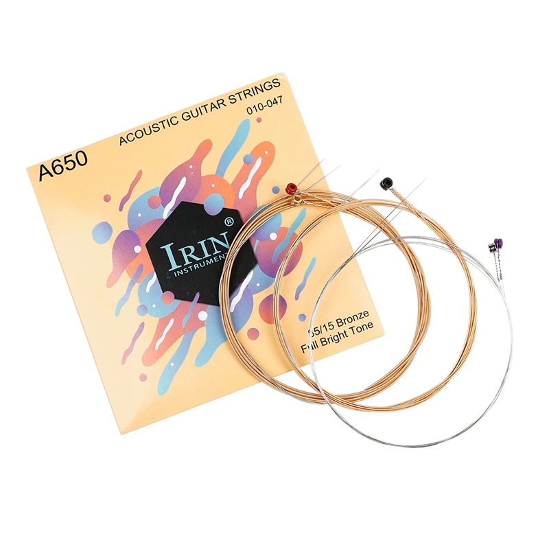 

Irin 10Sets Stainless Steel Guitars Strings Accessories Universal Acoustic Guitar String For Acoustic Guitar Parts