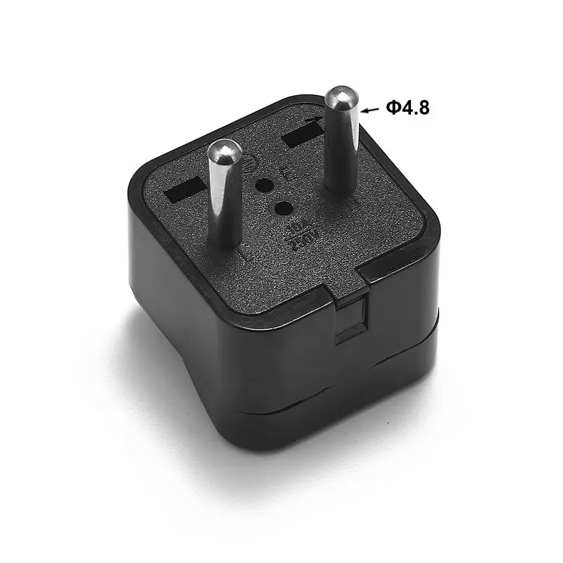 Адаптер штепсельной вилки ЕС Великобритания Австралия в черный - купить по