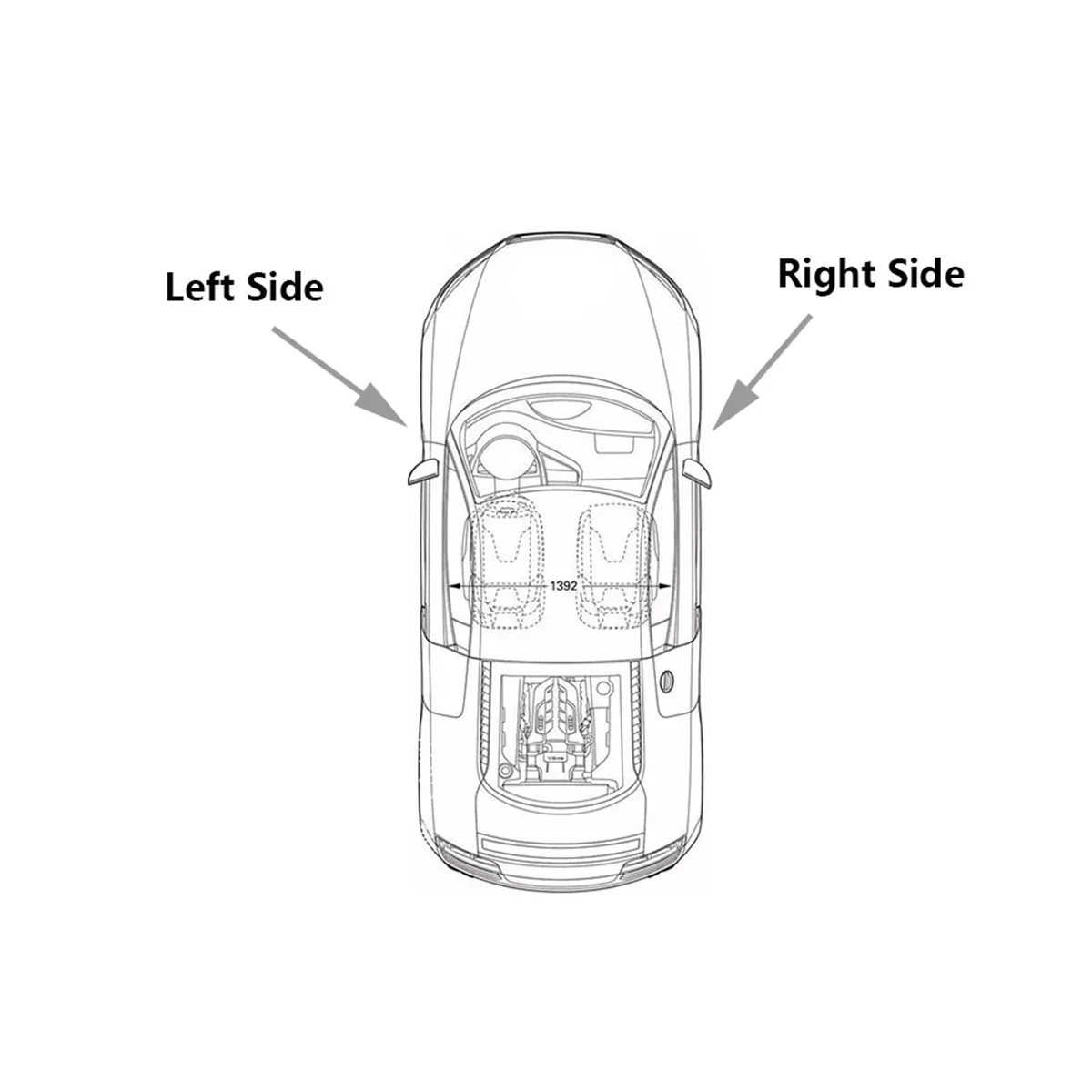 Автомобильная лампа для зеркала с правым боковым крылом Benz W205 W213 GLB GLC 2014-2020 A0999064402