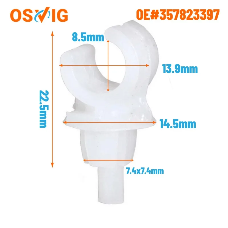 

10 шт. OE # 357823397 для Volkswagen Polo Golf Jetta Corrado Passat Transporter, капот, стержень, опора, зажим