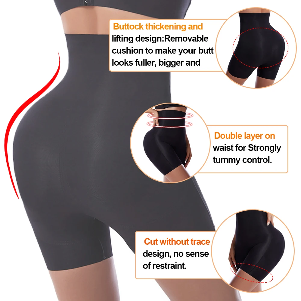 SEXYWG Shapewear Butt Lifter Panties Hip Enhancer with Hip Pads Seamless Body Shaper Push Up Panties Hip Shapewear