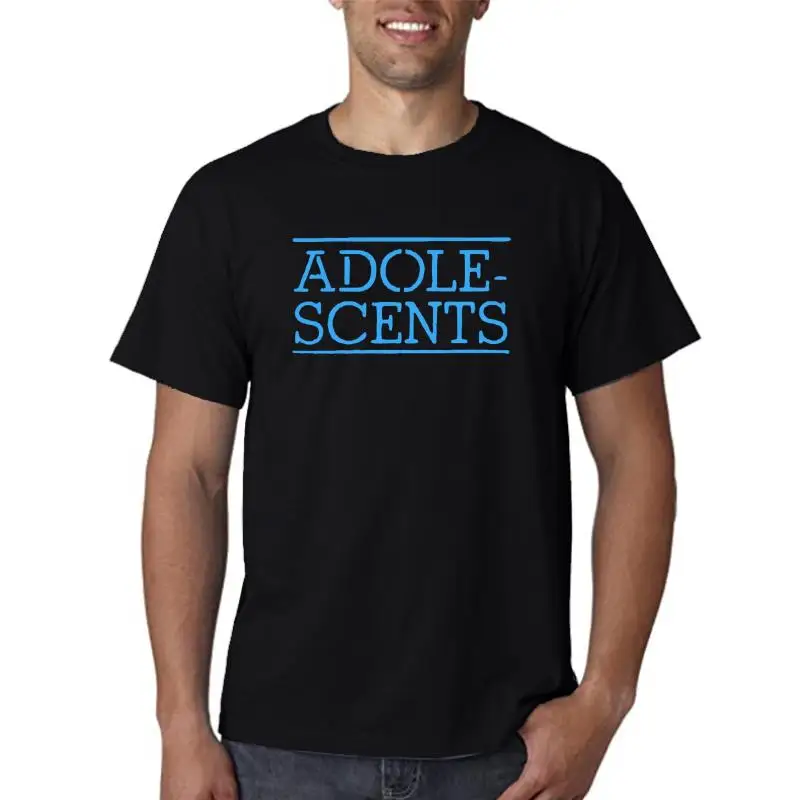 THE ADOLE-SCENTS ADOLESCENTS Punk rock hardcore thrash band T shirt Short Sleeve Cotton T-Shirts Man Clothing Breathable