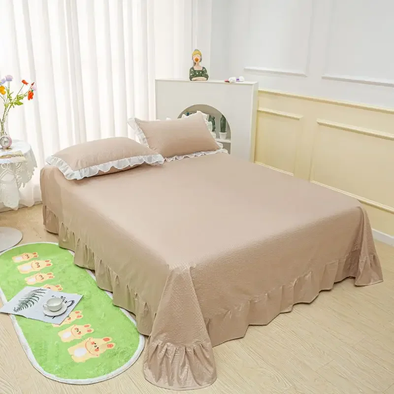 Простыни плоские однотонные удобные нескользящие простыни Антибактериальный