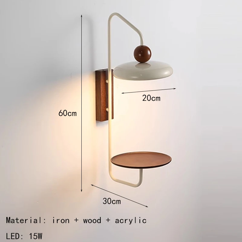 

Белый металлический настенный светильник IWP