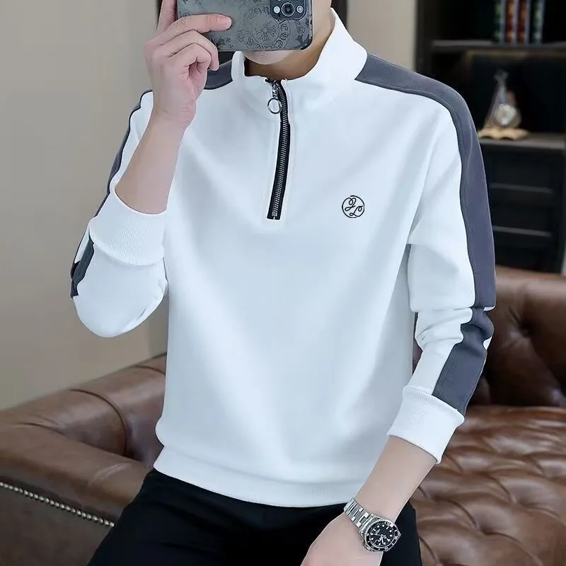 

Men's Golf Wear Autum Winter hoodie High Quality Polo Shirt Cotton Tops Fashion sportswear Elasticity Golf Uniform Man Clothes