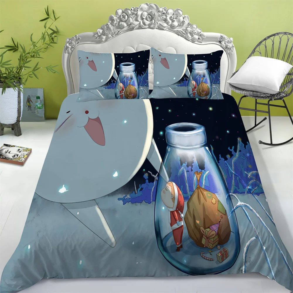 Unique Design Bed Comforter Covers Christmas Bed Sets Children King Size Home Textiles Polyester Bedspreads