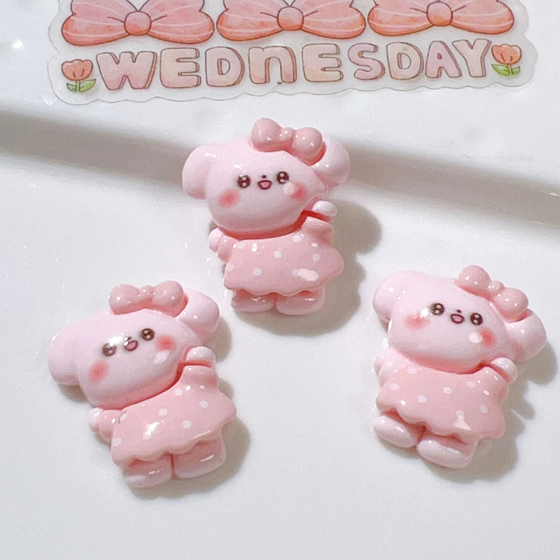 10 шт. новый милый миниатюрный мультяшный медведь кролик из смолы альбом для