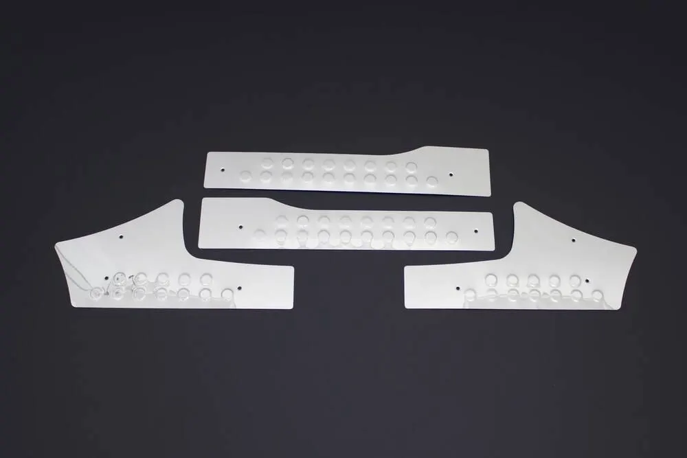 

Peugeot Partner Tepee защита дверных порогов (2008 2022) - 4 шт. -St. Стальной мини-фургон