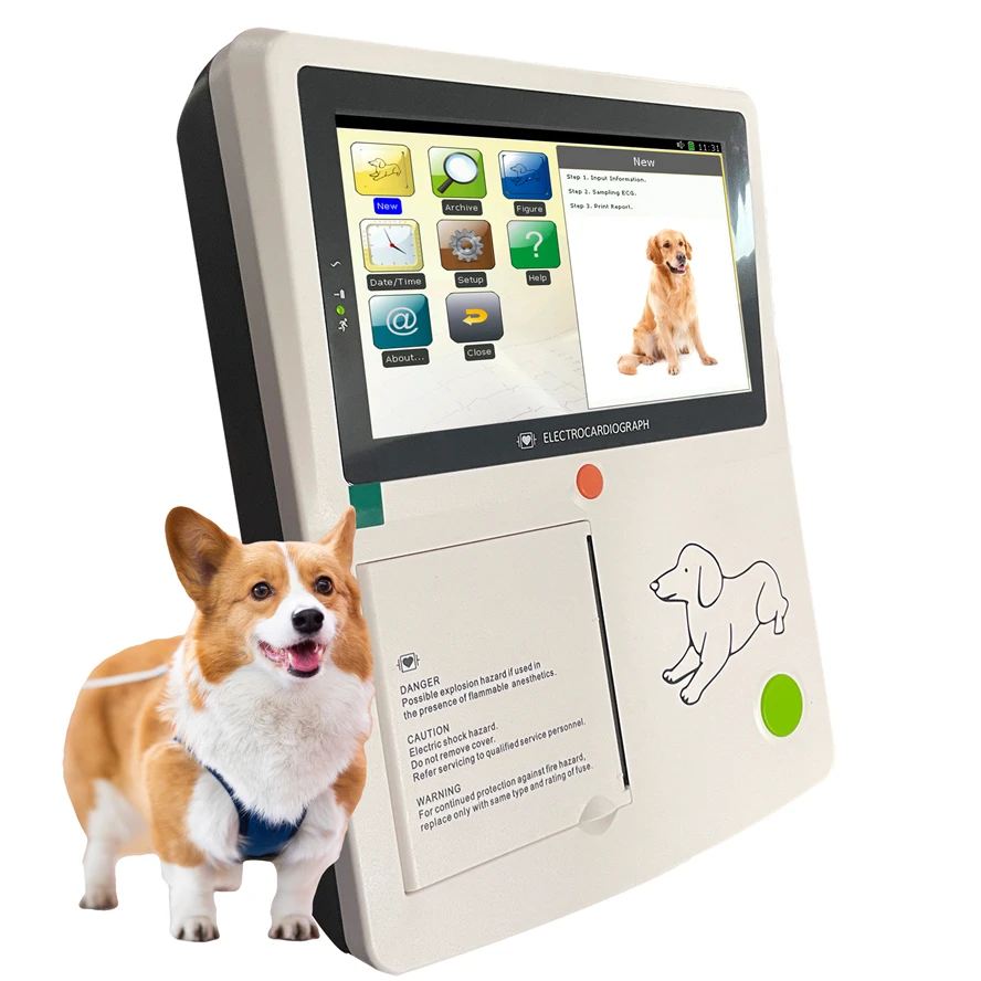Стабильный уровень De Paciente Nibp Spo2 электрокардиограф ветеринарный аппарат