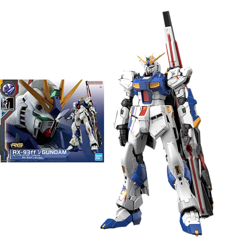 

Bandai оригинальный набор модели Gundam Аниме фигурки PB Limited RG 1/144 RX-93 Ff V GUNDAM фигурки героев игрушки подарки для детей