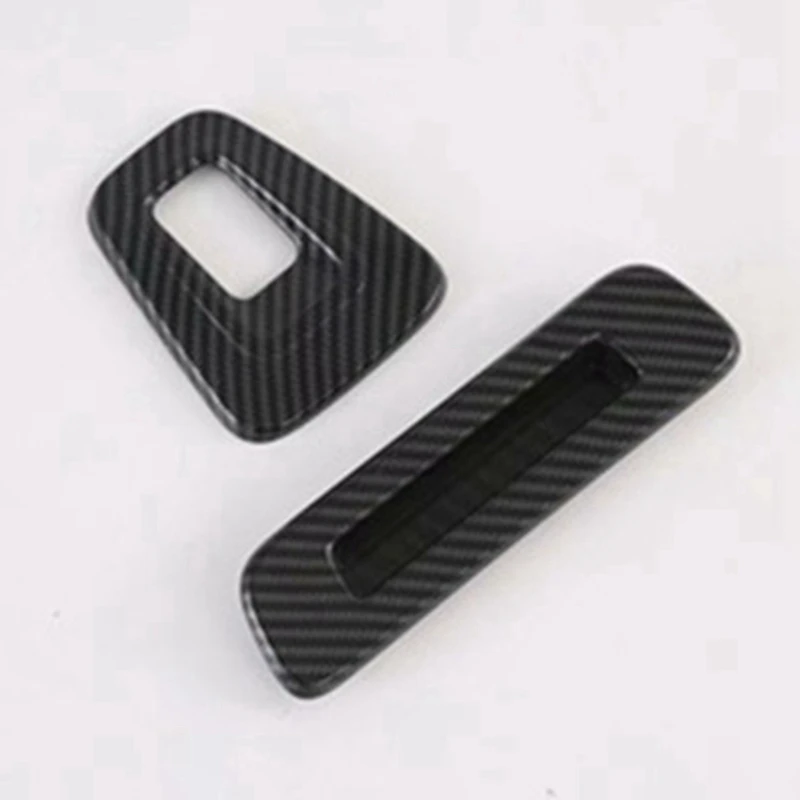 Углеродное волокно ABS Автомобильная верхняя крыша окно ручка рамка крышка