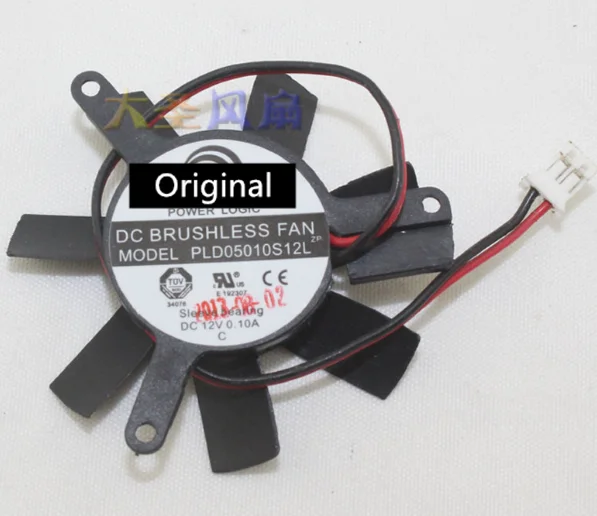 Оригинальный 100% рабочий для POWER PLD05010S12L Зеленый DC 12V 0.10A 45x45x10 мм вентилятор охлаждения сервера