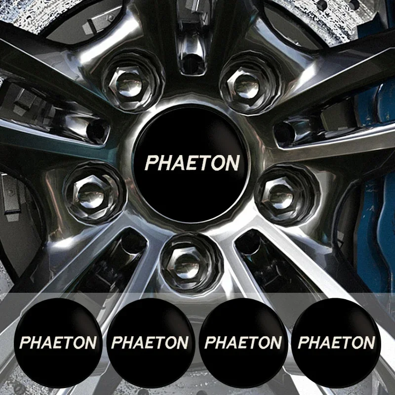 4 шт. 56/60/65 мм наклейки на центр колеса автомобиля для Phaeton Logo Variant Touareg Lamando Caddy Lavida