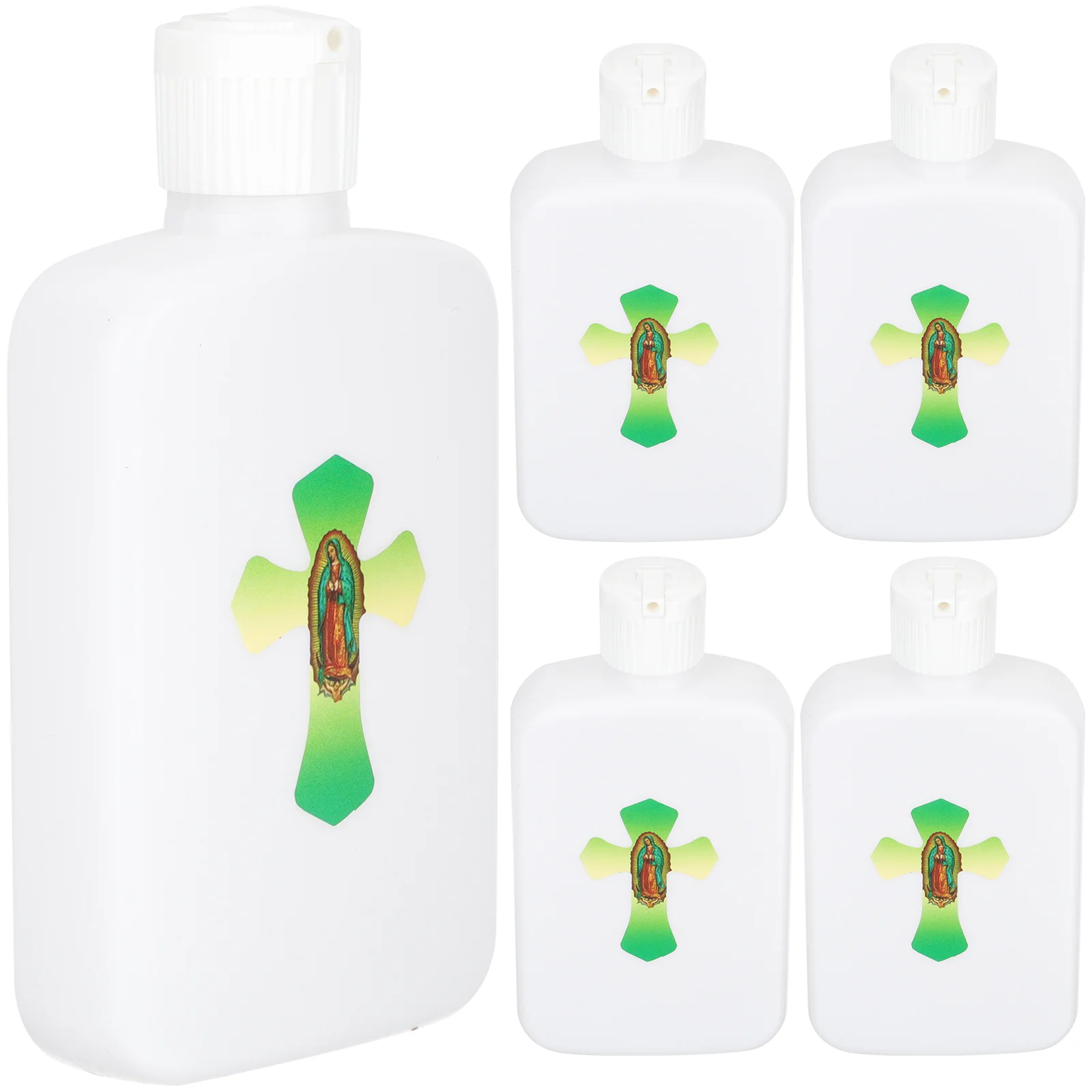 

6 Pcs De Religious Party Decorations Holy Water Spray Bottle Religious Easter Bottle Baptism Favor