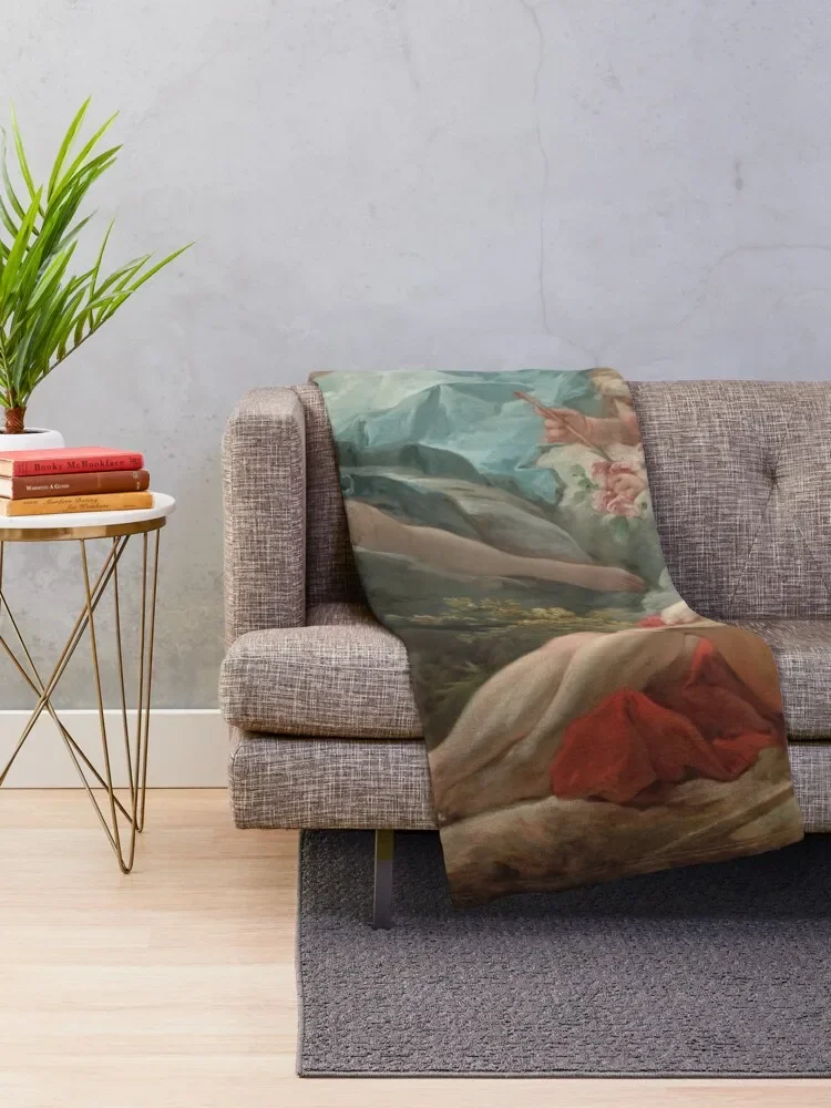 Картина маслом Дианы и Эндимиона от Жан-Хонороэ Фрагнард одеяло в стиле аниме