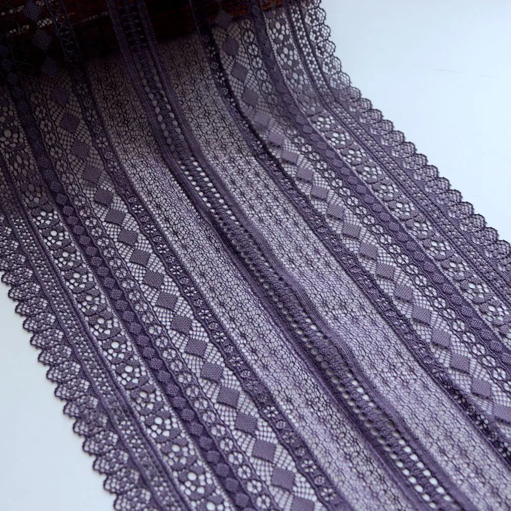 2YDS 16 см Широкий темно-Золотой Цветочный вышитый эластичный кружевной отделкой