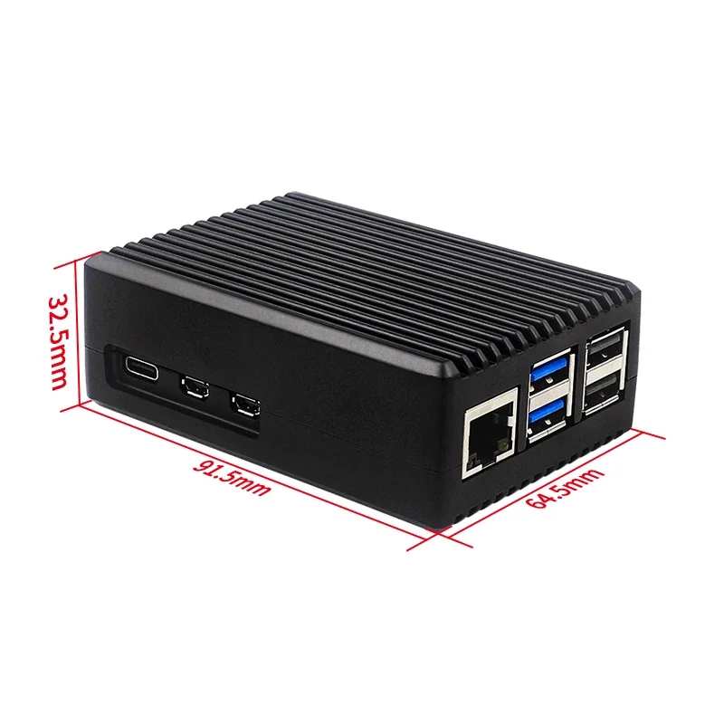 Корпус из алюминиевого сплава с пассивным охлаждением для Raspberry Pi 5