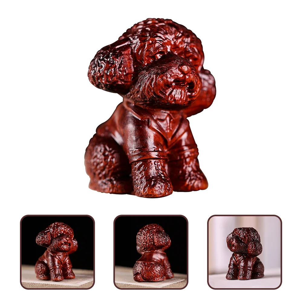 

Pendant Statue Wood Dog Animal Making Decorative Mascot Earring Material Headband Diy Pendants Jewelry Figurine Figurines Carved