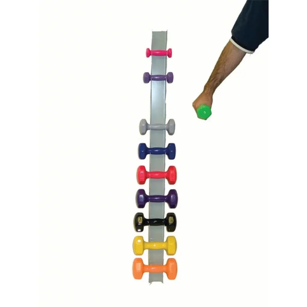 

Dumbbell Storage Rack Wall Mounted with 5-Pair Capacity