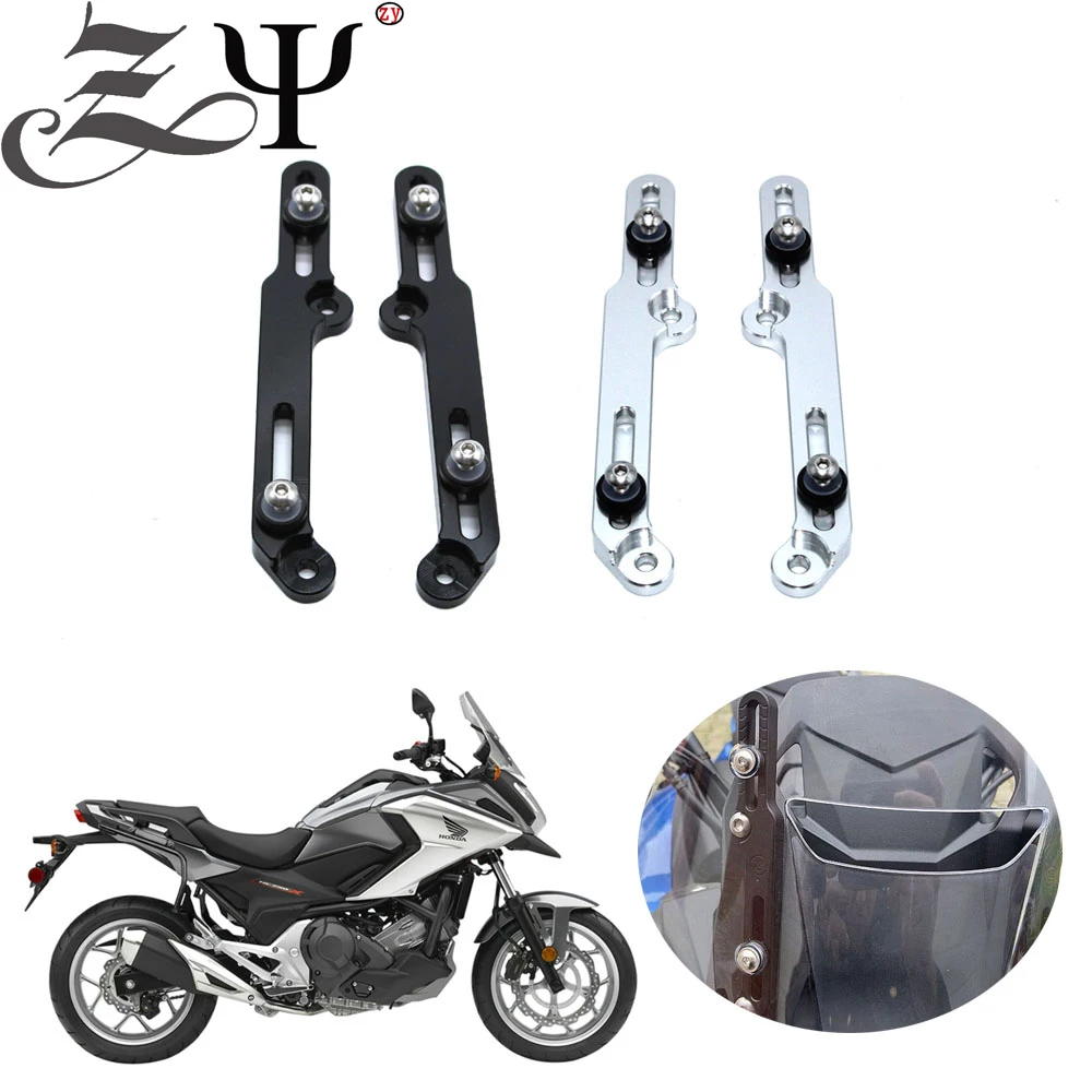 

For HONDA NC750X NC 750X NC750 X 2016 2017 2018 2019 2020 Motorcycle Windscreen Adjusters Airflow Adjustable Windscreen Wind