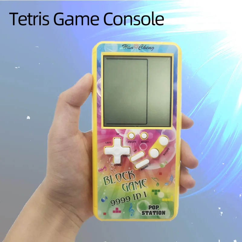 

3.5Inch Tetris 04 LCD Screen Handheld Game Players 23Retro Tetris Games Child Puzzle Gaming Consoles Toys Gift for Kids