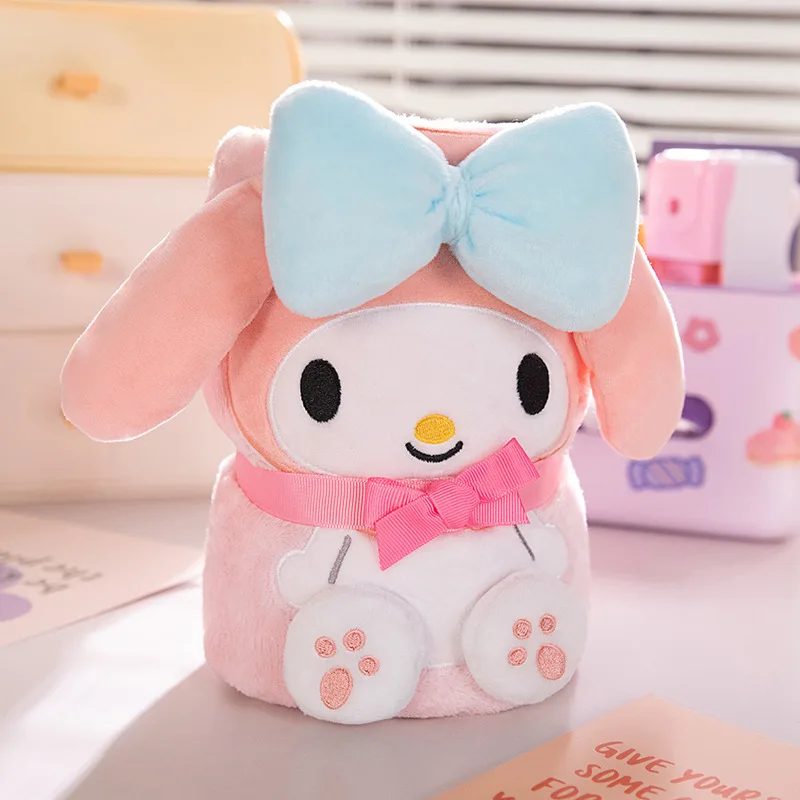 Одеяло Saniro My Melody Kuromi теплое одеяло для детей детское Hello Kitty с рисунком аниме Pochacco