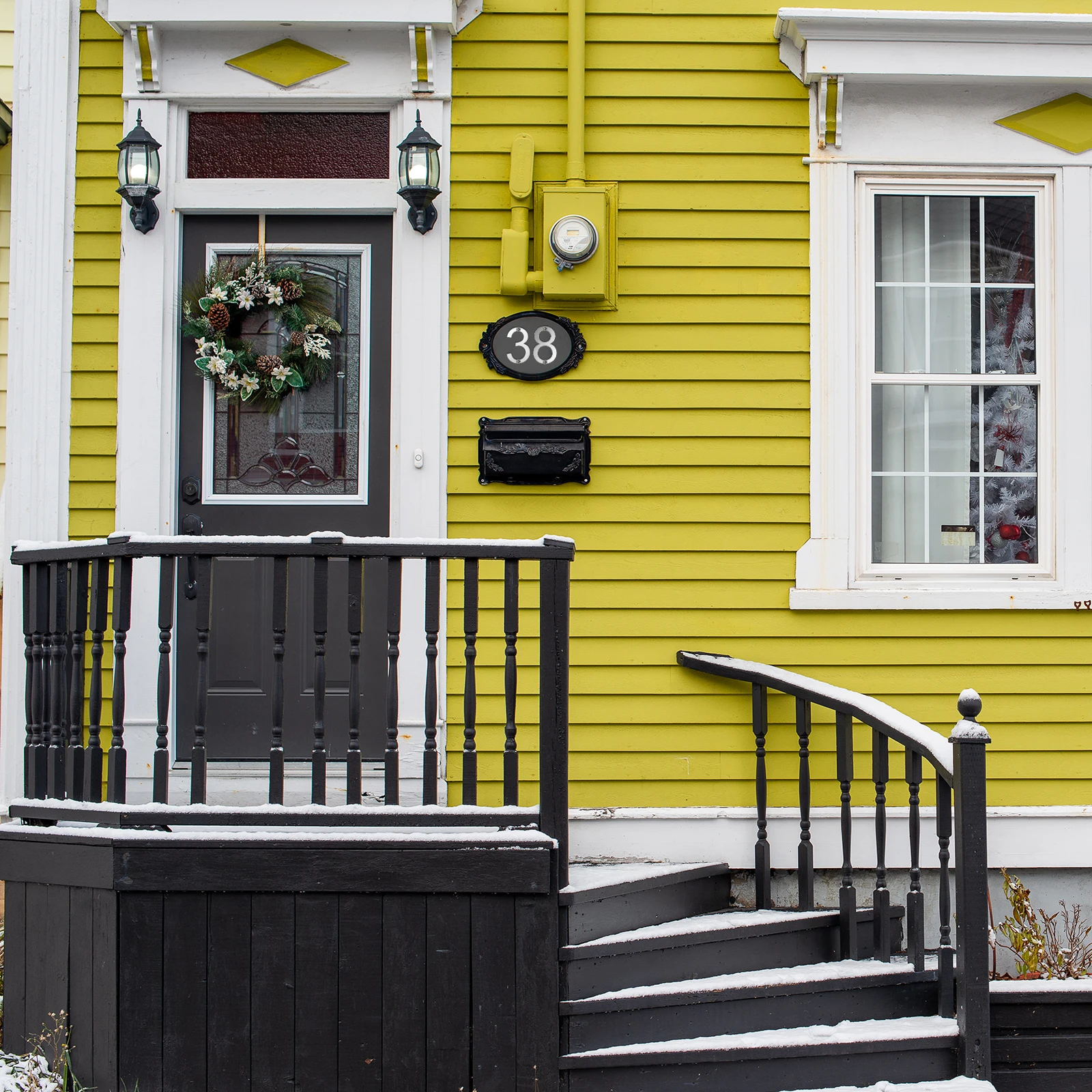 Uxcell 2 дюйма 304 полировка номера дома из нержавеющей стали для почтового ящика