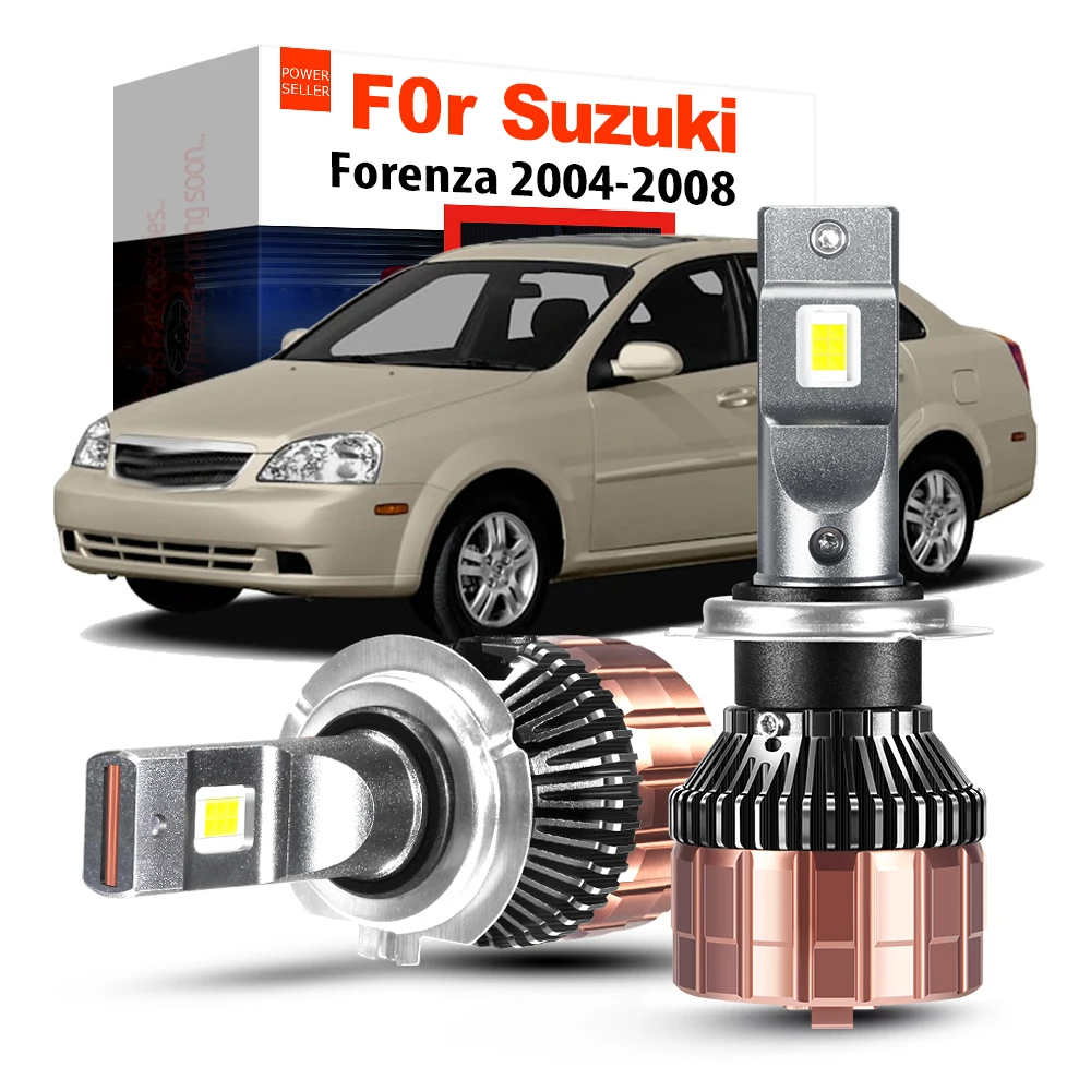 

2X100 Вт 2004 лм Автомобильная светодиодный Светодиодная лампа фара ближнего и дальнего света Canbus передсветильник фара для Suzuki Forenza Daewoo Lacetti Sedan ...