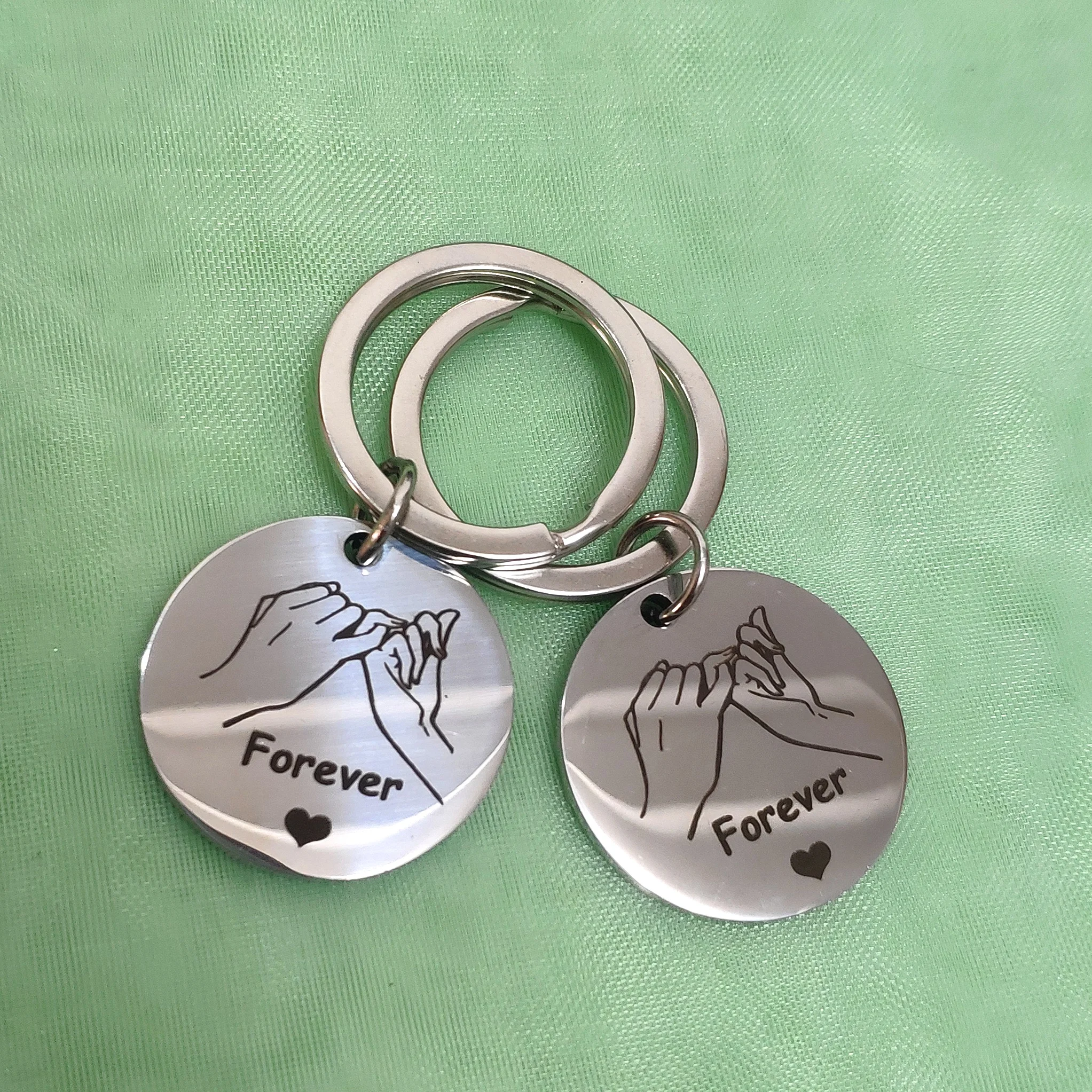 Металлическая подвеска Лучший Друг держатель для ключей из нержавеющей стали