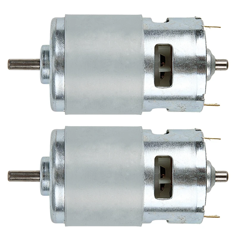 

2X DC 12V 150W 13000-15000Rpm 775 Motor High Speed Large Torque DC Motor Electric Tool Electric Machinery