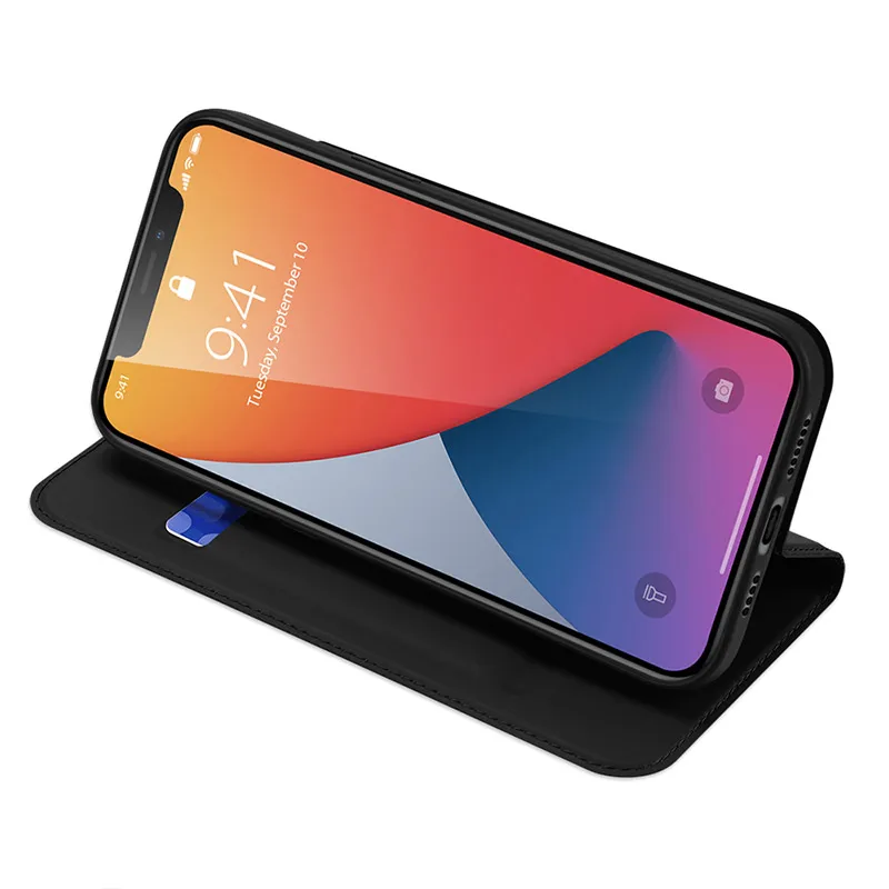 Ультратонкий кожаный чехол-кошелек DUX DUCIS для Iphone SE 7 8 Plus X XS XR 11 12 13 14 Pro Max деловой