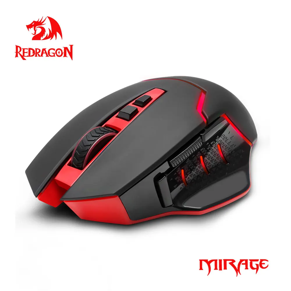 Redragon MIRAGE M690 USB Беспроводная игровая мышь 2 4G 4800 точек/дюйм 8 кнопок Программируемый