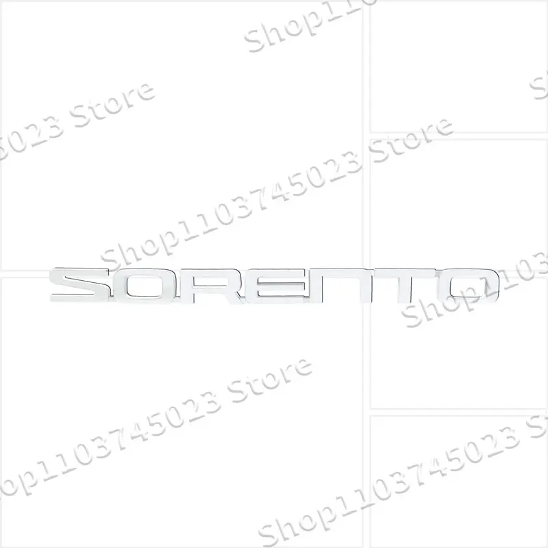 

Стайлинг автомобиля SORENTO логотип буквы 3D задний багажник Крыло ABS пластиковая эмблема значок наклейки аксессуары