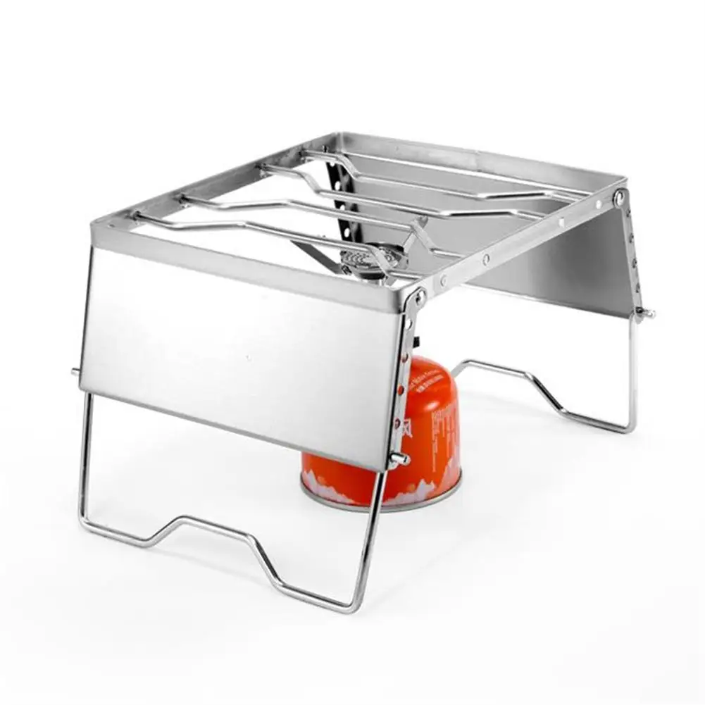 

Outdoor Portable Foldable Stove Stand Rack Camping Pot Bracket Holder Gas Stoves Burner Bracket HikingTravell dropshipping
