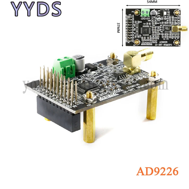 

AD9226 High Speed ADC Module Signal Acquisition Analog to Digital Conversion Module 65M Sampling FPGA Development Board