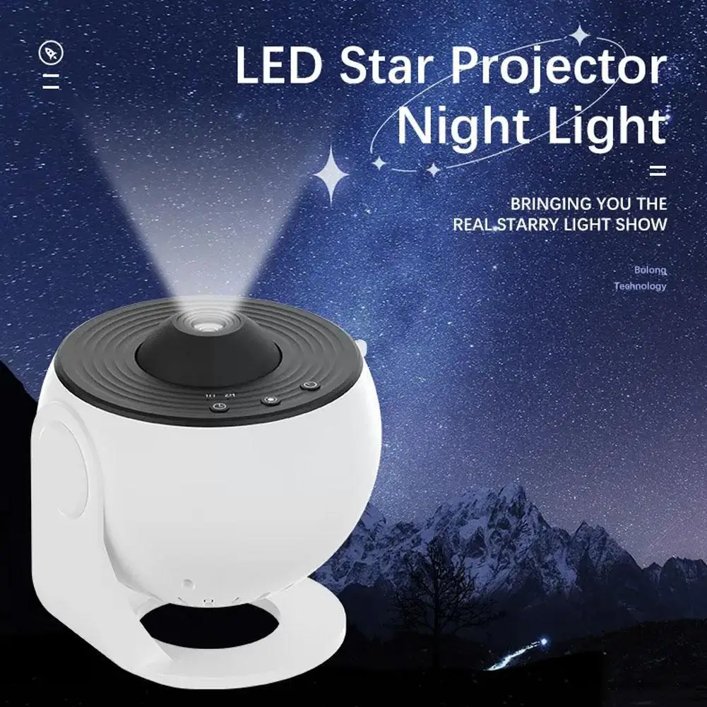 

New Globe Milky Way Projection Light Send 12 Pieces Light Sky Atmosphere Full High-definition Film Of Bedroom Starry Of Sta F9P9