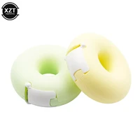 mini tape cutter candy color design cute donut shape tape cutter box case tapes dispenser school office supply for kids students